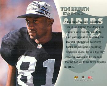 1997 Leaf Signature - Autographs #NNO Tim Brown Back