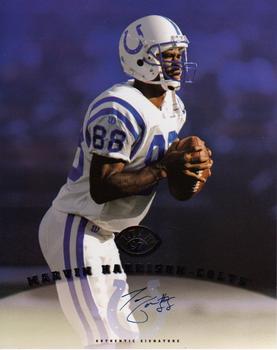 1997 Leaf Signature - Autographs #NNO Marvin Harrison Front
