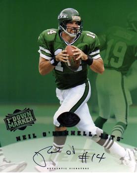 1997 Leaf Signature - Autographs First Down Markers #NNO Neil O'Donnell Front