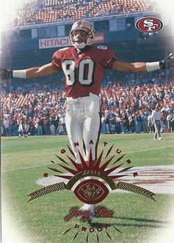 1997 Leaf Signature - Proofs #8 Jerry Rice Front