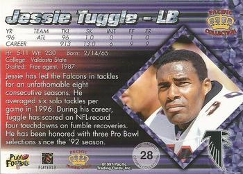 1997 Pacific Crown Collection - Copper #28 Jessie Tuggle Back