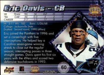 1997 Pacific Crown Collection - Copper #60 Eric Davis Back