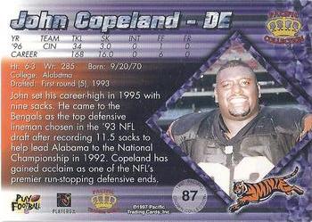 1997 Pacific Crown Collection - Copper #87 John Copeland Back