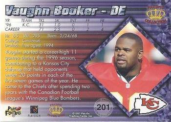 1997 Pacific Crown Collection - Copper #201 Vaughn Booker Back