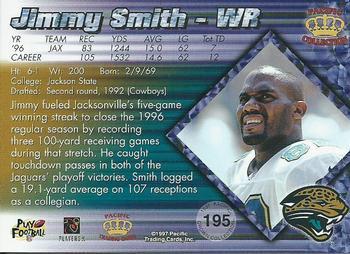 1997 Pacific Crown Collection - Platinum Blue #195 Jimmy Smith Back