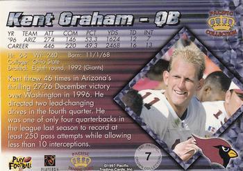 1997 Pacific Crown Collection - Red #7 Kent Graham Back