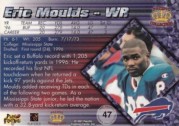1997 Pacific Crown Collection - Red #47 Eric Moulds Back