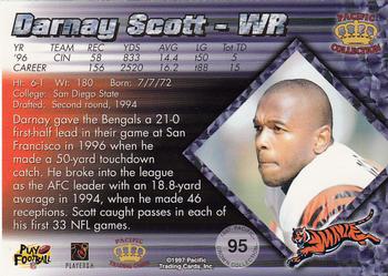 1997 Pacific Crown Collection - Red #95 Darnay Scott Back