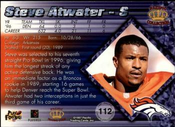 1997 Pacific Crown Collection - Red #112 Steve Atwater Back