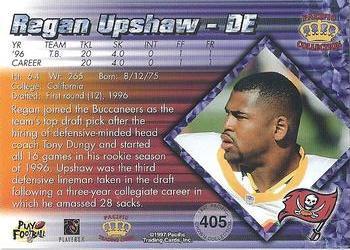 1997 Pacific Crown Collection - Red #405 Regan Upshaw Back