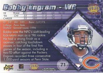1997 Pacific Crown Collection - Silver #71 Bobby Engram Back