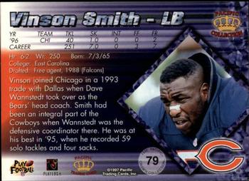 1997 Pacific Crown Collection - Silver #79 Vinson Smith Back