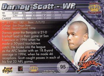 1997 Pacific Crown Collection - Silver #95 Darnay Scott Back