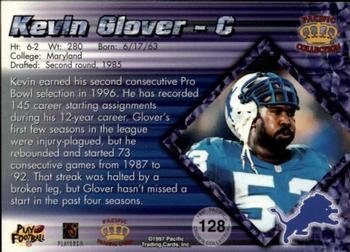 1997 Pacific Crown Collection - Silver #128 Kevin Glover Back