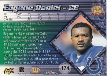 1997 Pacific Crown Collection - Silver #174 Eugene Daniel Back