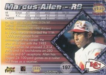 1997 Pacific Crown Collection - Silver #197 Marcus Allen Back