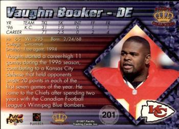 1997 Pacific Crown Collection - Silver #201 Vaughn Booker Back