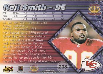 1997 Pacific Crown Collection - Silver #208 Neil Smith Back