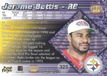1997 Pacific Crown Collection - Silver #323 Jerome Bettis Back