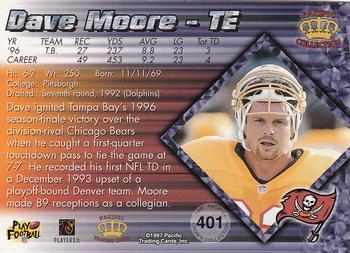 1997 Pacific Crown Collection - Silver #401 Dave Moore Back