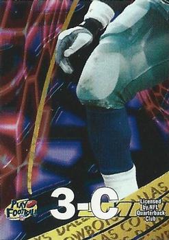 1997 Pacific Invincible - Pop Cards Puzzle Pieces #3-C Emmitt Smith Front