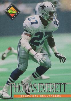 1994 Pro Line Live #32 Thomas Everett Front