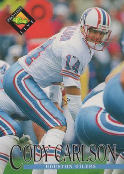 1994 Pro Line Live #52 Cody Carlson Front