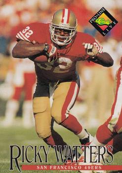 1994 Pro Line Live #137 Ricky Watters Front