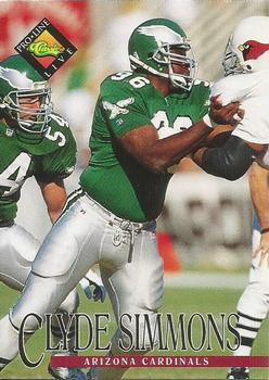 1994 Pro Line Live #157 Clyde Simmons Front