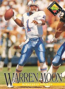 1994 Pro Line Live #195 Warren Moon Front