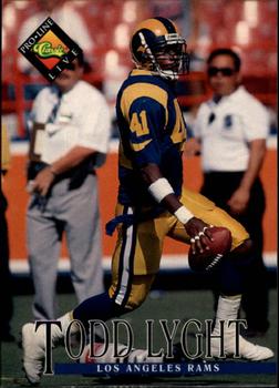 1994 Pro Line Live #207 Todd Lyght Front