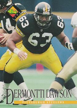 1994 Pro Line Live #283 Dermontti Dawson Front