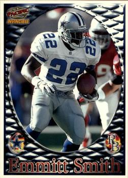 1997 Pacific Invincible - Smash-Mouth #22 Emmitt Smith Front