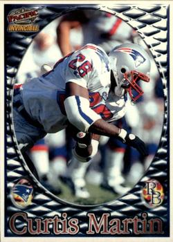 1997 Pacific Invincible - Smash-Mouth #28 Curtis Martin Front