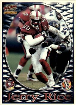 1997 Pacific Invincible - Smash-Mouth #80 Jerry Rice Front