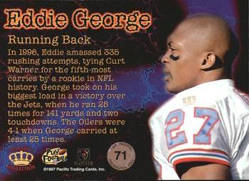1997 Pacific Philadelphia - Copper #71 Eddie George Back