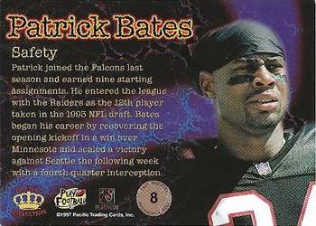 1997 Pacific Philadelphia - Red #8 Patrick Bates Back