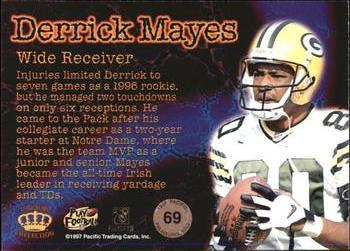 1997 Pacific Philadelphia - Red #69 Derrick Mayes Back
