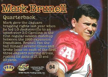1997 Pacific Philadelphia - Red #84 Mark Brunell Back