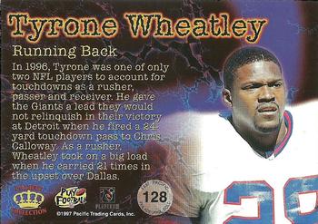 1997 Pacific Philadelphia - Red #128 Tyrone Wheatley Back