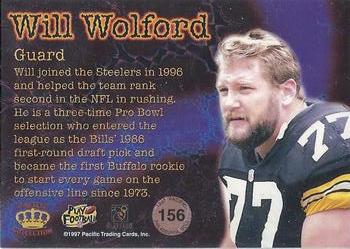 1997 Pacific Philadelphia - Red #156 Will Wolford Back