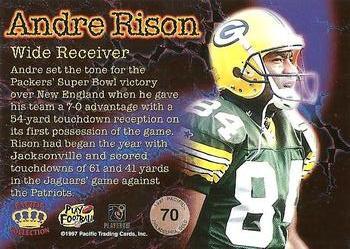 1997 Pacific Philadelphia - Silver #70 Andre Rison Back
