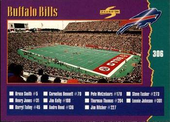 1994 Score #306 Buffalo Bills / Arizona Cardinals Back