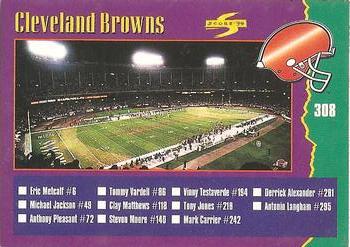 1994 Score #308 Cleveland Browns / Chicago Bears Back
