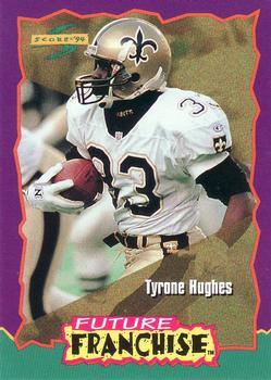 1994 Score #322 Tyrone Hughes Front