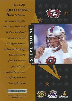 1997 Pinnacle Certified - Certified Team Gold #16 Steve Young Back