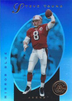 1997 Pinnacle Certified - Mirror Blue #4 Steve Young Front