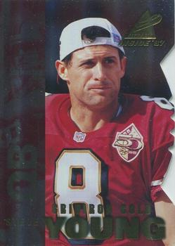 1997 Pinnacle Inside - Gridiron Gold #14 Steve Young Front