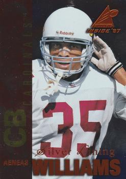 1997 Pinnacle Inside - Silver Lining #113 Aeneas Williams Front