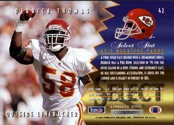 1994 Select #42 Derrick Thomas Back
